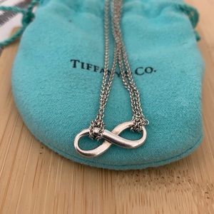TIFFANY & CO. INFINITY DOUBLE CHAIN NECKLACE